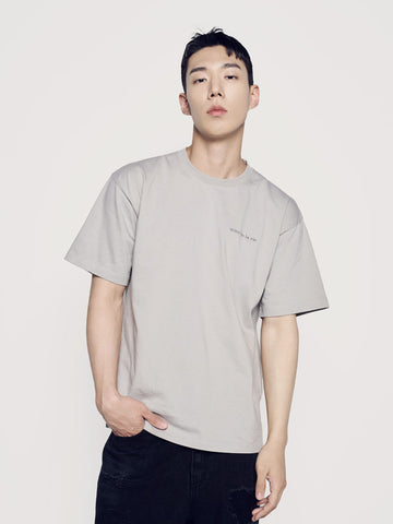 ADLV Basic Logo Bio Washing Short Sleeve T-Shirt