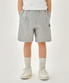 Marithé François Girbaud Kids Classic Logo Bermuda One Tuck Sweat Shorts Blue