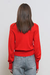 General Idea WOMAN Signature Crew Neck Cardigan