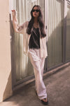 General Idea WOMAN Cozy Wide Banding Pants