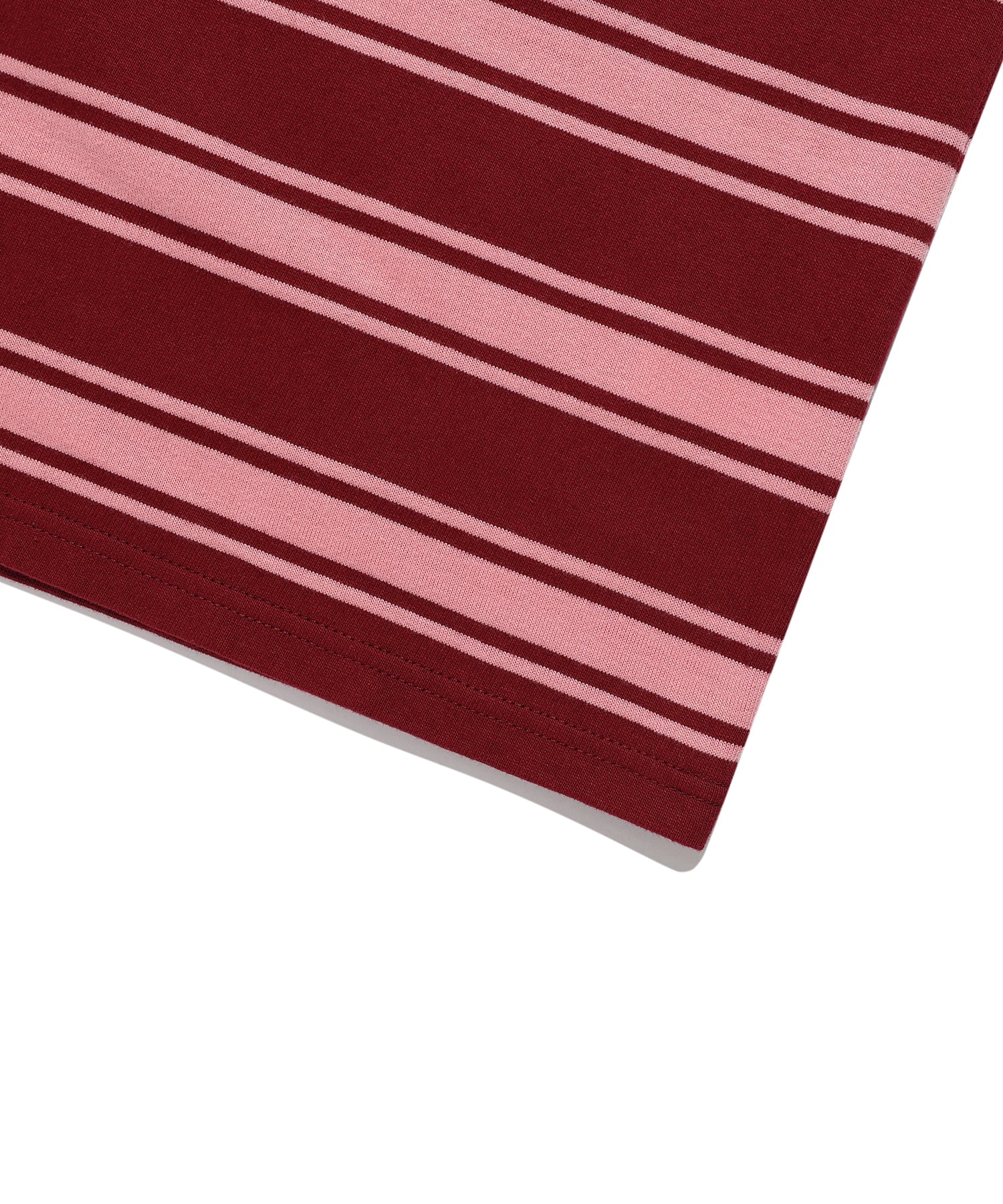 Nice Ghost Club Multi Stripe 3 Star Tee [Red]