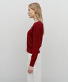 Marithé François Girbaud W Basic Crop Knit Pullover
