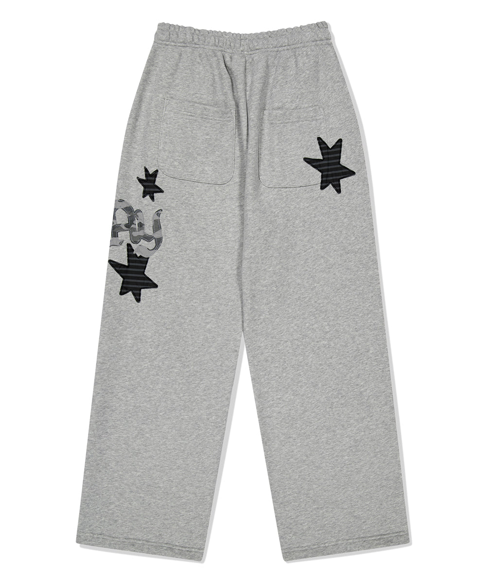 Mahagrid Pray Appliqué Sweat Pant Grey