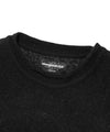 Nice Ghost Club 3 Star Long Sleeve Knit Tee [Black]