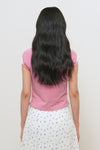 General Idea Woman Snap Henley T-Shirt [Pink]