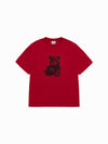 ADLV Basketball Sitting AC Bear Short Sleeve T-Shirt