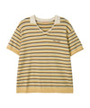 Bitter Cells Millie Stripe Collar Knit-Butter