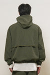 General Idea UNISEX Seersucker Check Hood Anorak