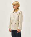 Marithé François Girbaud Kids Classic Logo Detachable Jacket (Vest Set) Light Beige