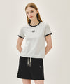 Marithé François Girbaud W CLASSIC LOGO RINGER TEE