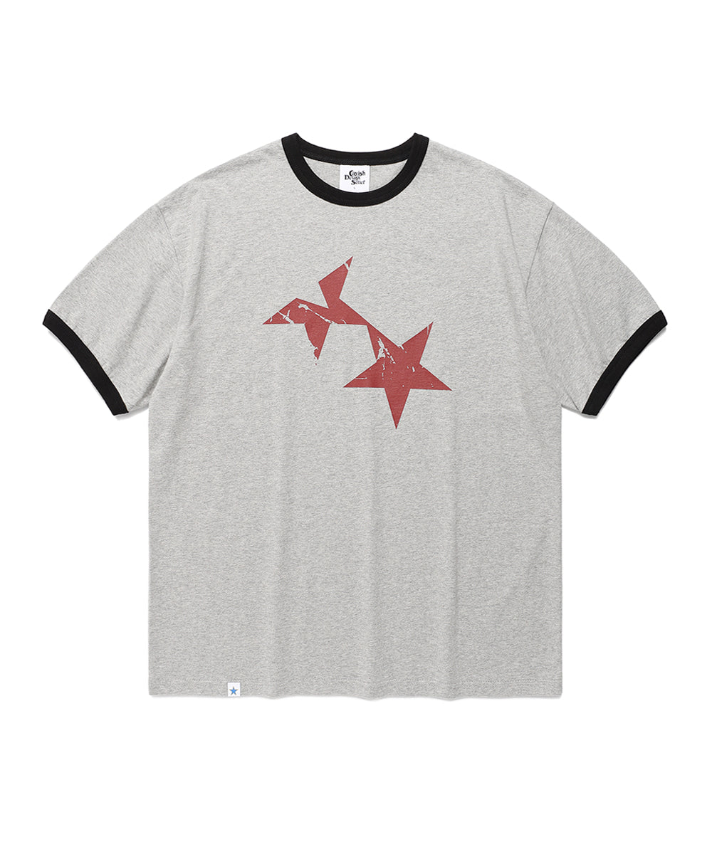 Cavish Twin Star Ringer Short Sleeve Tee