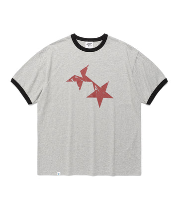 Cavish Twin Star Ringer Short Sleeve Tee