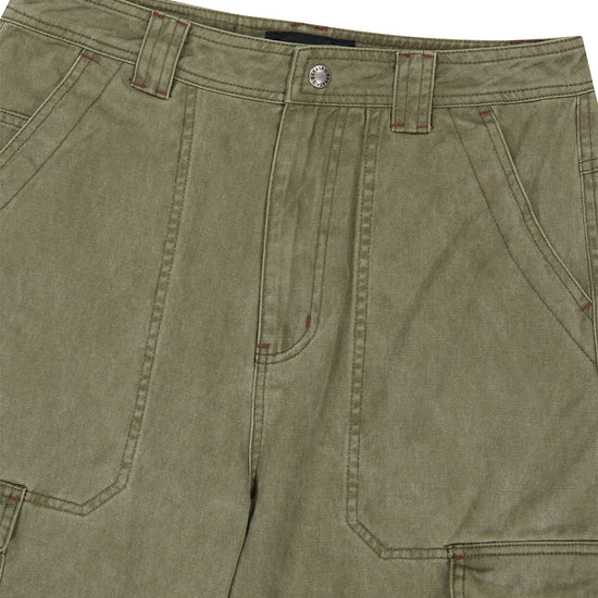 Mahagrid Bermuda Utility Cargo Shorts