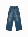 ADLV Segregated Pocket Denim Set Up Pants