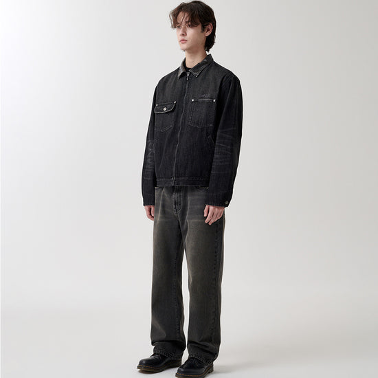 Mahagrid Dungaree Denim Jacket