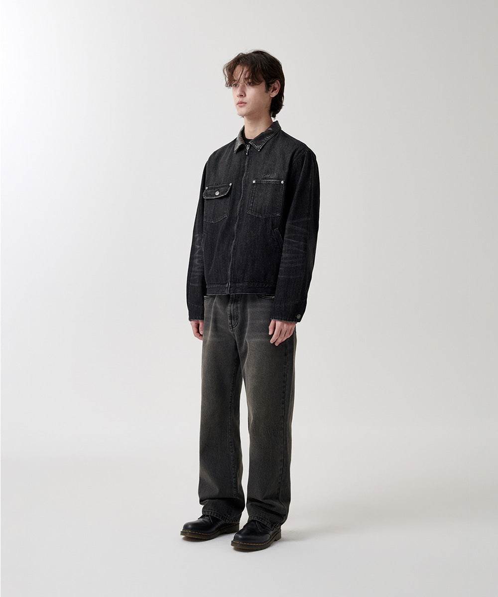 Mahagrid Dungaree Denim Jacket
