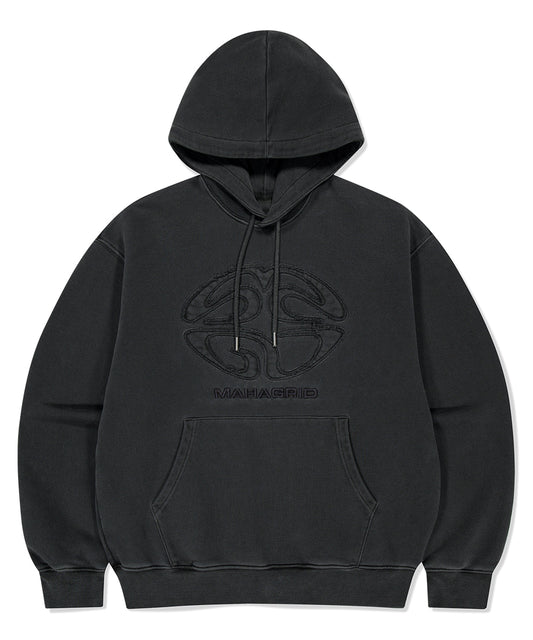 Mahagrid Pigment Eclipse Logo Hoodie