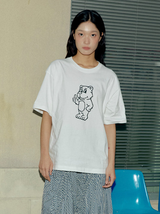 ADLV BASIC AC BEAR SHORT SLEEVE T-SHIRT