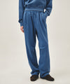 Marithé François Girbaud OUTLINE CLASSIC LOGO DYEING TUCK WIDE SWEAT PANTS mint