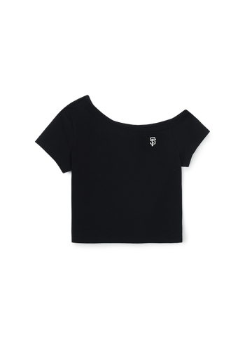 MLB Women's Basic Off Shoulder T-shirt