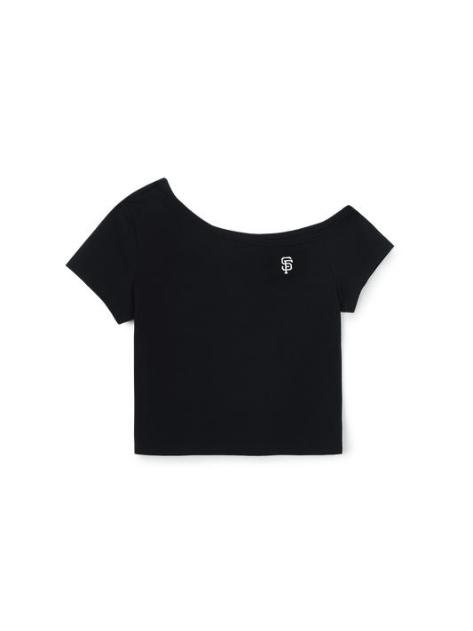 MLB Women's Basic Off Shoulder T-shirt
