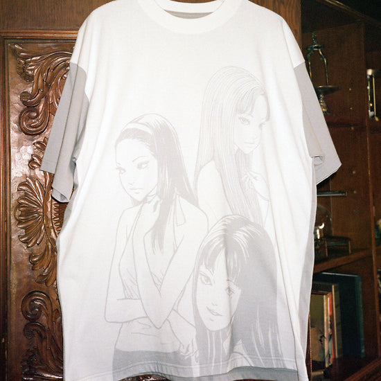 Nice Ghost Club Junji Ito Maniac 3 Tomie Big Big Tee [White]