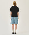 Marithé François Girbaud W CARPENTER DENIM SHORTS