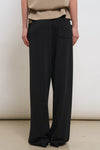 General Idea WOMAN Temperature Cut Cool Semi Wide Knit Pants [IVORY]