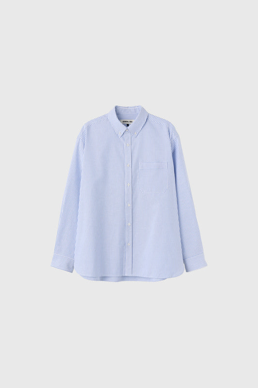 General Idea UNISEX Regular Fit Oxford Stripe Shirt