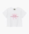 Marithé François Girbaud W SORONA COOL RIBBON GRAPHIC CROP TEE white
