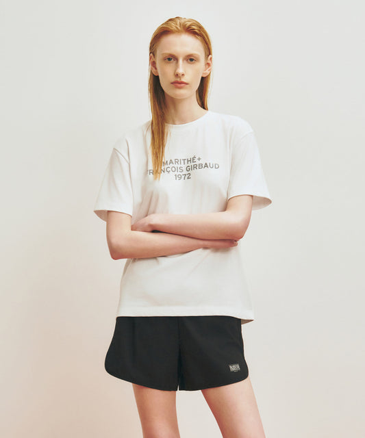 Marithé François Girbaud Marithé SPORT LETTERING LOGO TEE