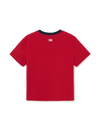 MLB Women's Summer Fruits Lifestyle Slim Semi Crop Ringer T-shirts