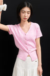 General Idea WOMAN Airy V-Neck Cable Cardigan