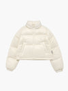 ADLV Woman Basic Logo Oversize Short Crop Duck Down Jacket
