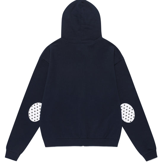 Cavish I LOVE MUSIC ZIP UP HOODIE [NAVY]