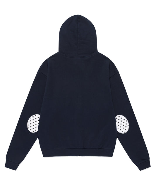 Cavish I LOVE MUSIC ZIP UP HOODIE [NAVY]