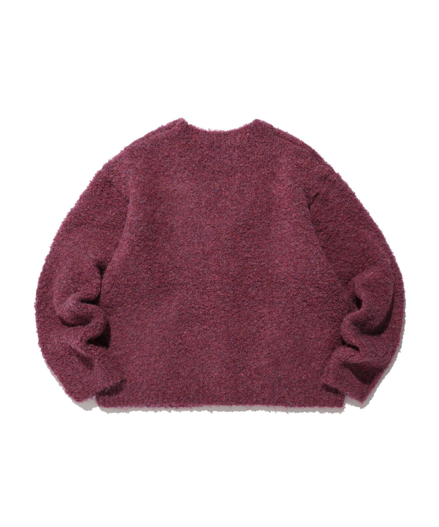Nice Ghost Club Boucle 3Stars Logo Cardigan [Pink]