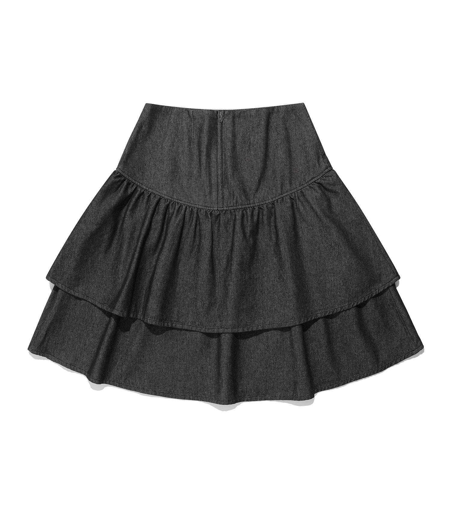 Nice Ghost Club Lowrise Shirring Denim Skirt