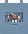 Marithé François Girbaud PONY CLASSIC LOGO ECO BAG SKY BLUE