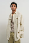 General Idea UNISEX Loose Fit Stripe Pocket Shirt
