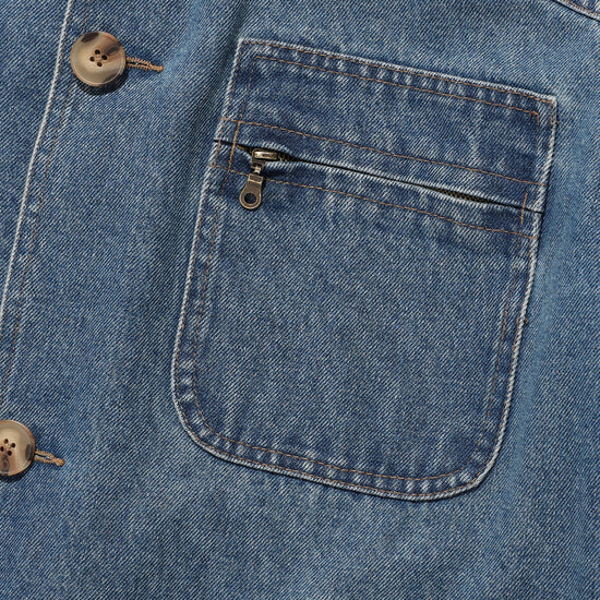 Nice Ghost Club Denim Work Car Coat