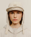 Marithé François Girbaud Marithé Sport Reversible Earflap Cap Ivory