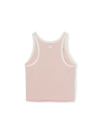 MLB Women's Basic Ringer Crop Sleeveless T-shirt