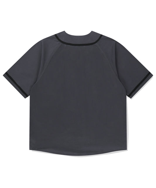Mahagrid Serif Logo Baseball Shirt