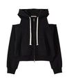 Bitter Cells Split Cut Out Hood Zip Up
