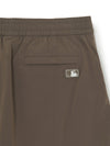 MLB Women's Gorpcore Glossy Shirring Mini Skirt