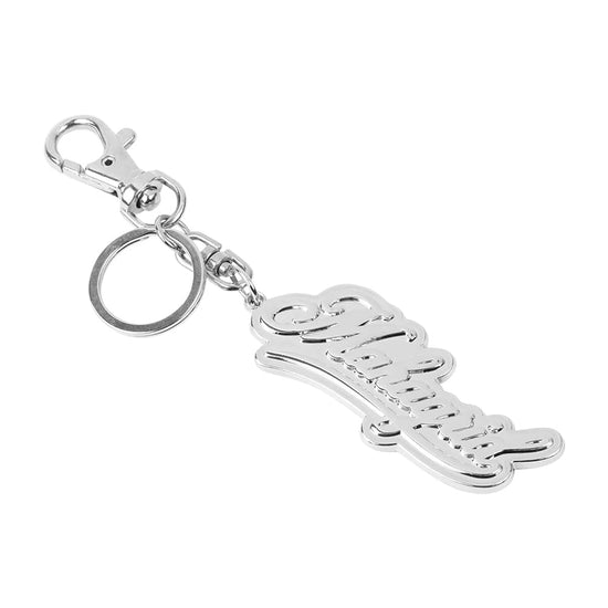 Mahagrid Script Logo Keyring [Silver]