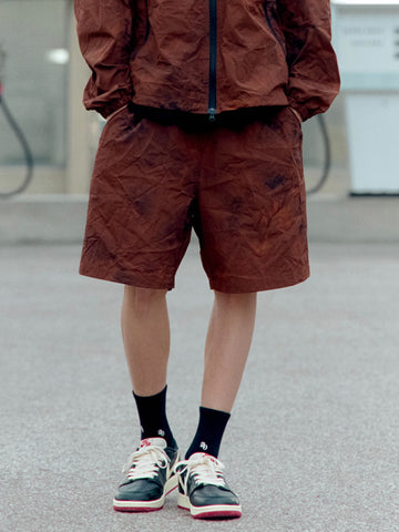 ADLV Tie Dye Windbreaker Shorts