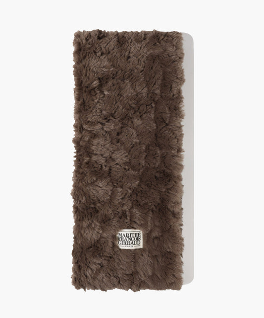 Marithé François Girbaud Classic Logo Fur Muffler