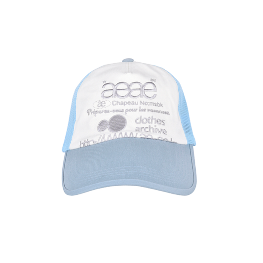AEAE Web Logo Mesh Cap - Skyblue